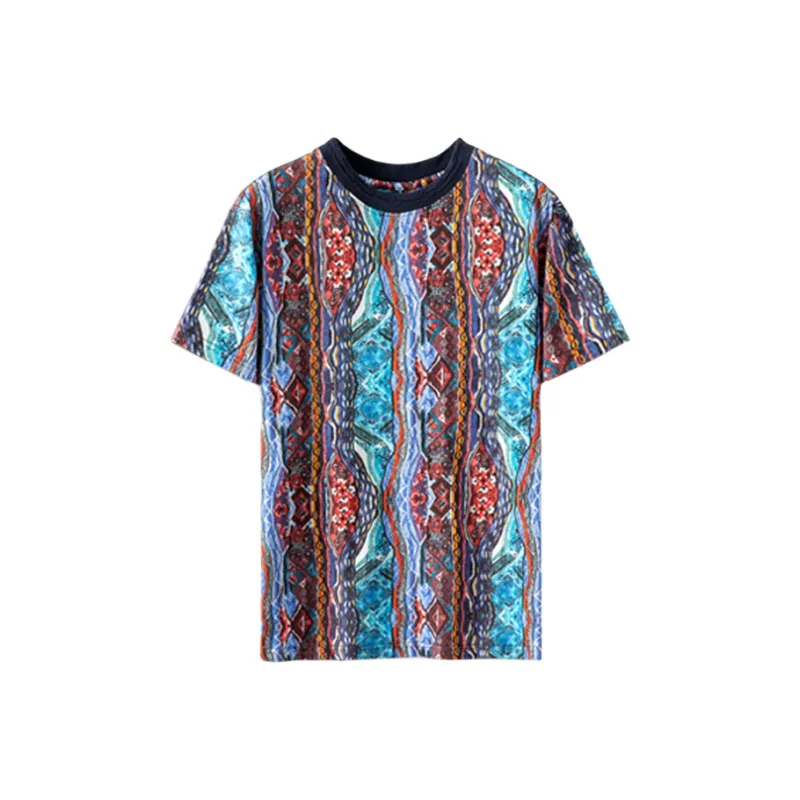 COOGI Street Hip Hop Retro Pop Style Gourd Pattern T Shirt Unisex-0