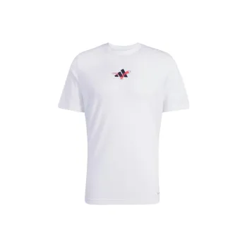 Adidas Free Shipping With AdiClub Tennis Happy 3 Balls Graphic Tee