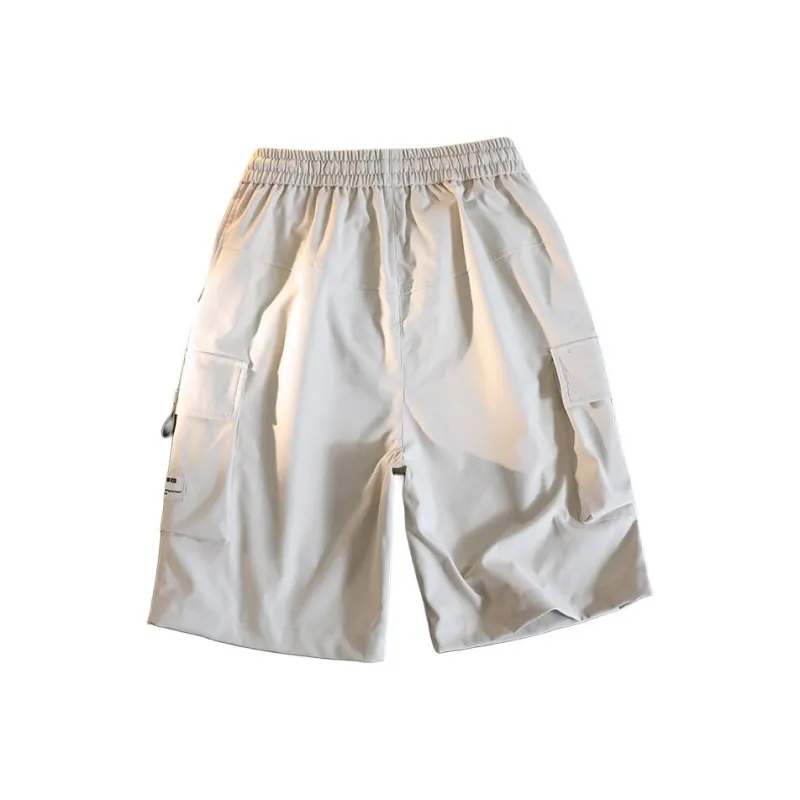 GROW DATE Cargo Shorts Unisex Black-6
