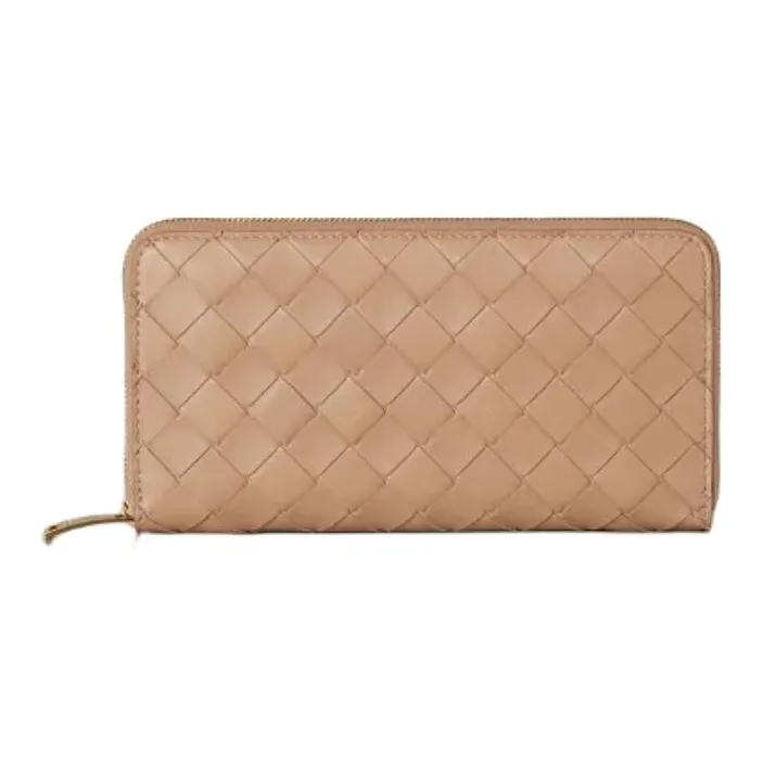 Bottega Veneta Cow Leather Wallet Women's Dance Shoe Powder-0