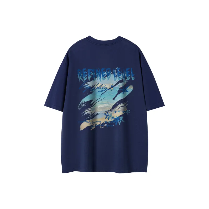 LEVEL Short Sleeved T Shirts Unisex-7