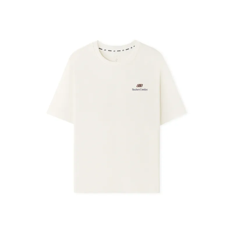 Skechers T-Shirt Unisex Marshmallow White-0