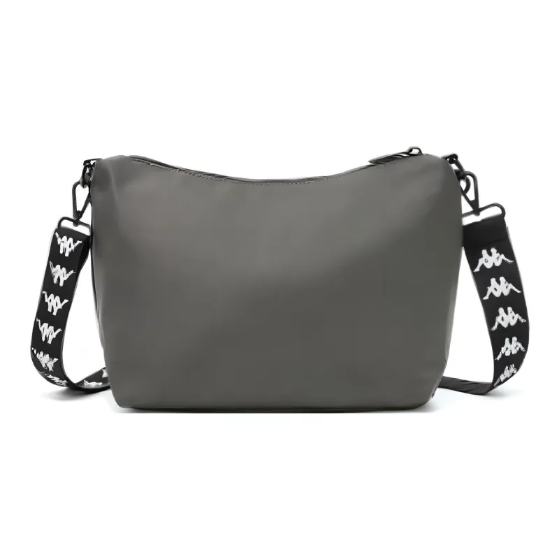 Kappa Fabric Crossbody Bag, Shoulder Bag Regular Unisex Gray-2
