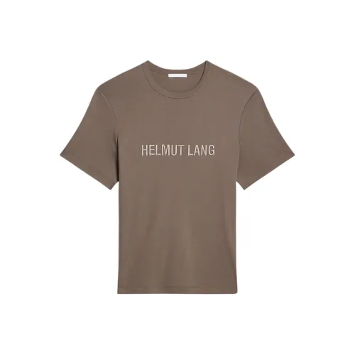 Helmut Lang Logo Embroidered Crewneck T Shirt