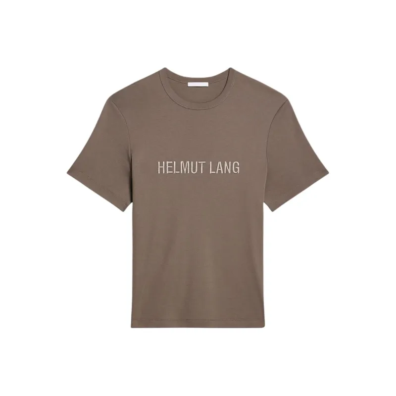 Helmut Lang Logo Embroidered Crewneck T Shirt-0