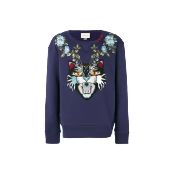 GUCCI Sweatshirts Men Blue