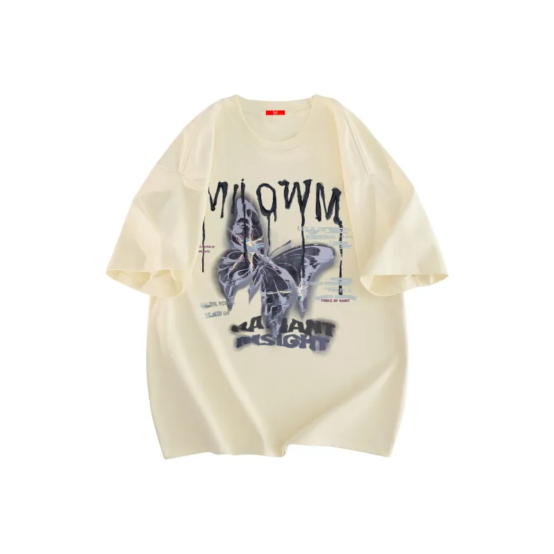 MIIOW Trend Party Series T-Shirt Unisex White-4