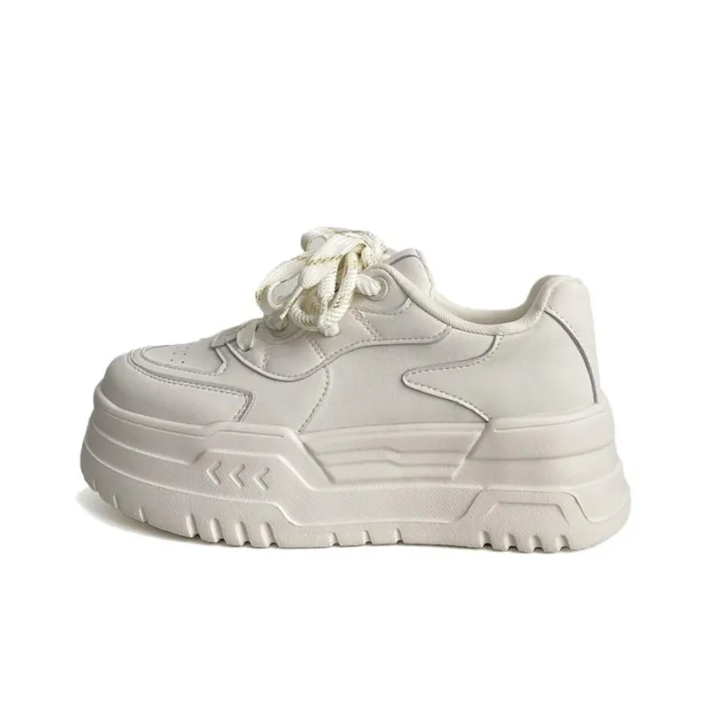 Than Than Me Skateboard Shoes Women's Beige-0