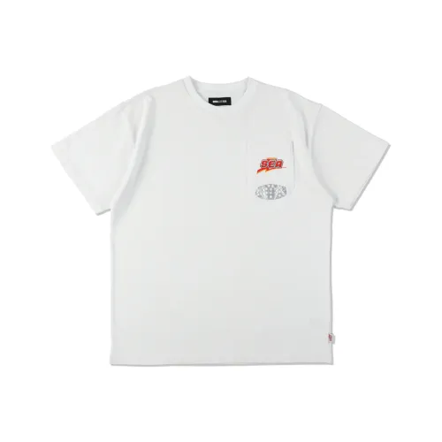 WIND AND SEA Nissin UFO Instant Noodles T-Shirts Unisex White