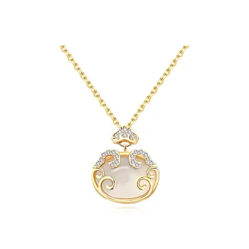 Central Fashion Chalcedony Jade Necklaces Women's