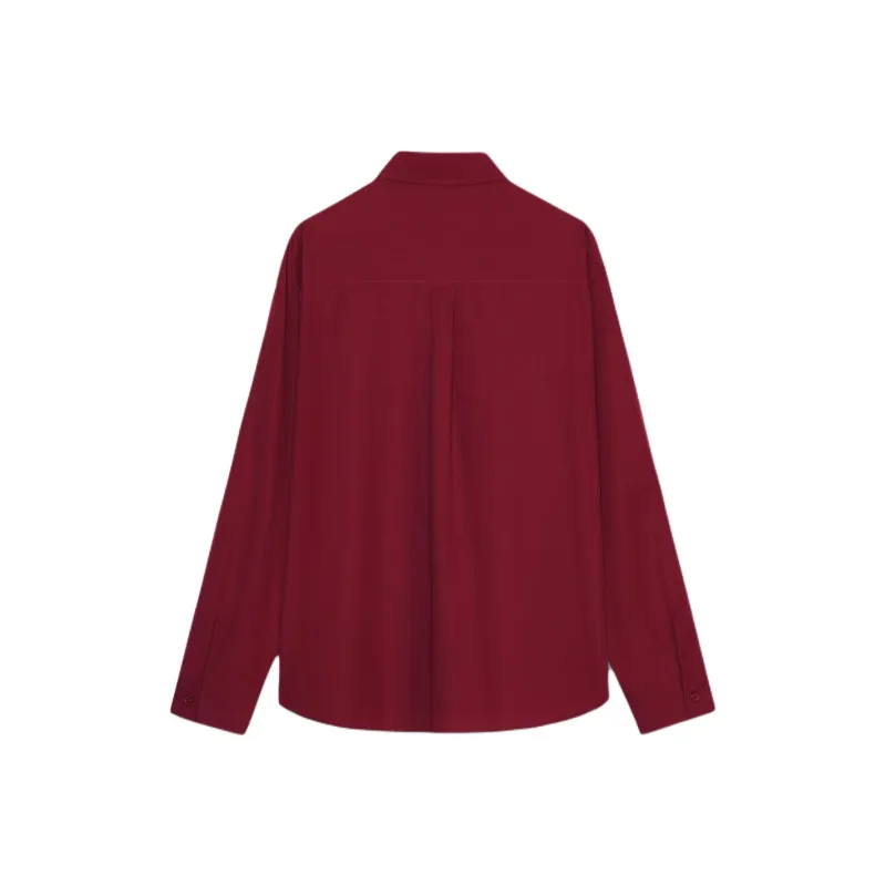 ZARA Shirts Women's Burgundy Red-1