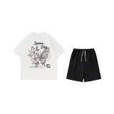 Clothing Sets (White Top+Black Bottom)