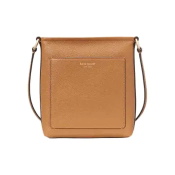 Kate Spade Cow Leather Crossbody Bag Shoulder Bag Small Size Women's Caramel