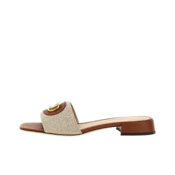 Valentino Slide Slippers Women's Beige