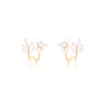 BING STUDIO 925 Silver Needles Stud Earrings Women's