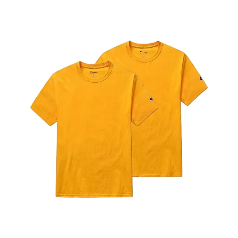 Champion T Shirt Unisex 2 Pack Yellow-0