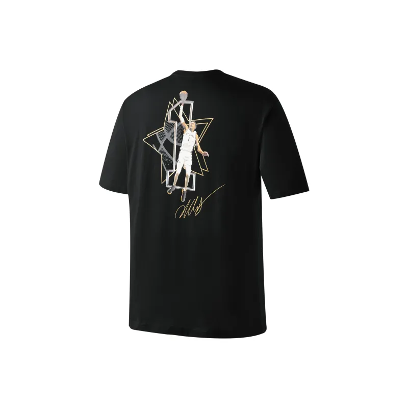 NBA Wen Bianya T Shirt Unisex Black-0