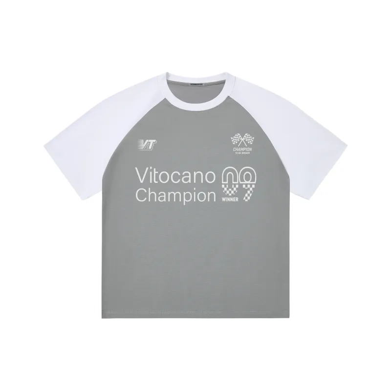 Vitocano T-Shirt Unisex White & Navy Blue-14
