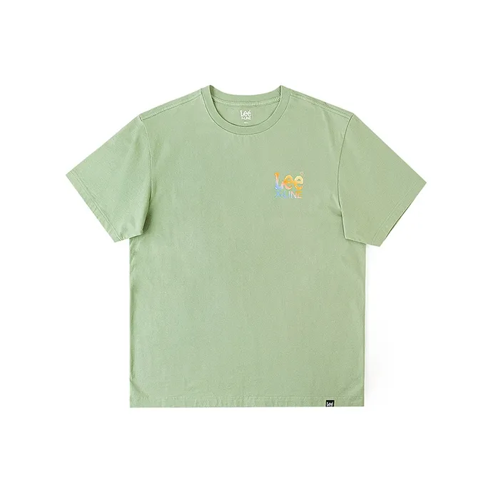 Lee T Shirts Unisex Green-0