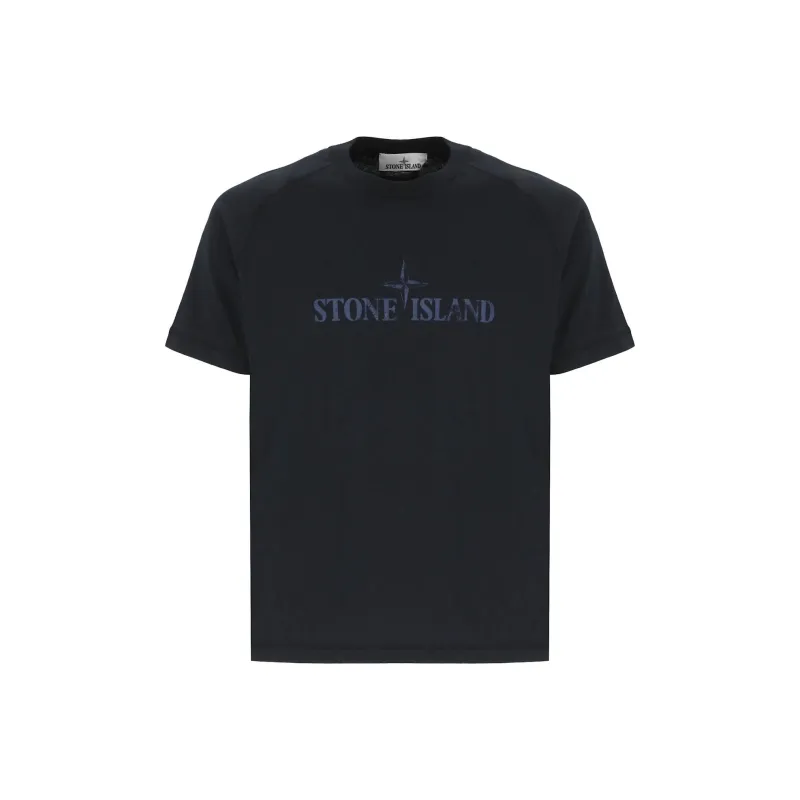 STONE ISLAND Institutional Two Print T Shirt-0