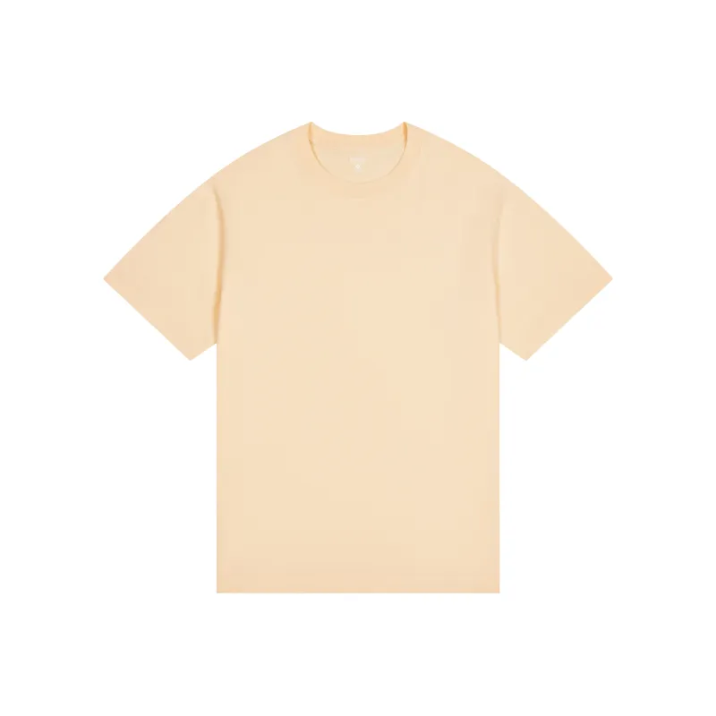 MIANDEMEIXUE Loose Fit Casual Inner Short Sleeved T Shirt Unisex Solid Color-18