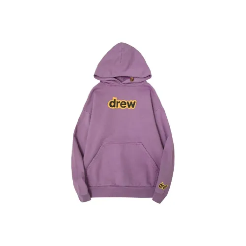 Drew House Letter Logo Series Sweatshirts Unisex Lilac Purple