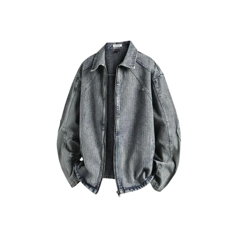 TINA GIA Jackets Coats Men's Blue-0
