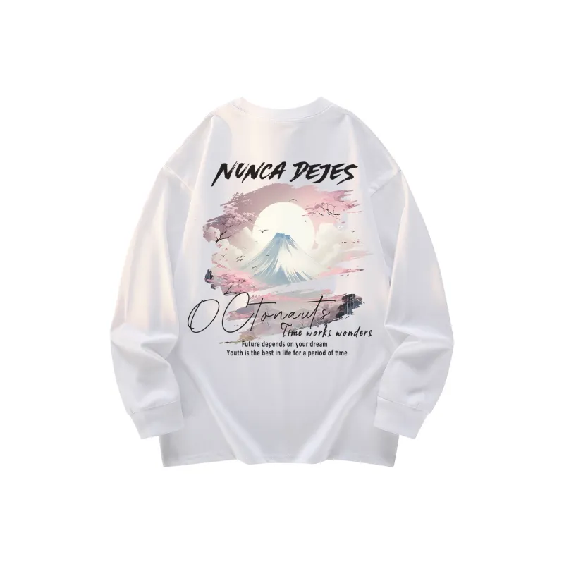 Small Columns Under The Sea T-Shirt Unisex White-0
