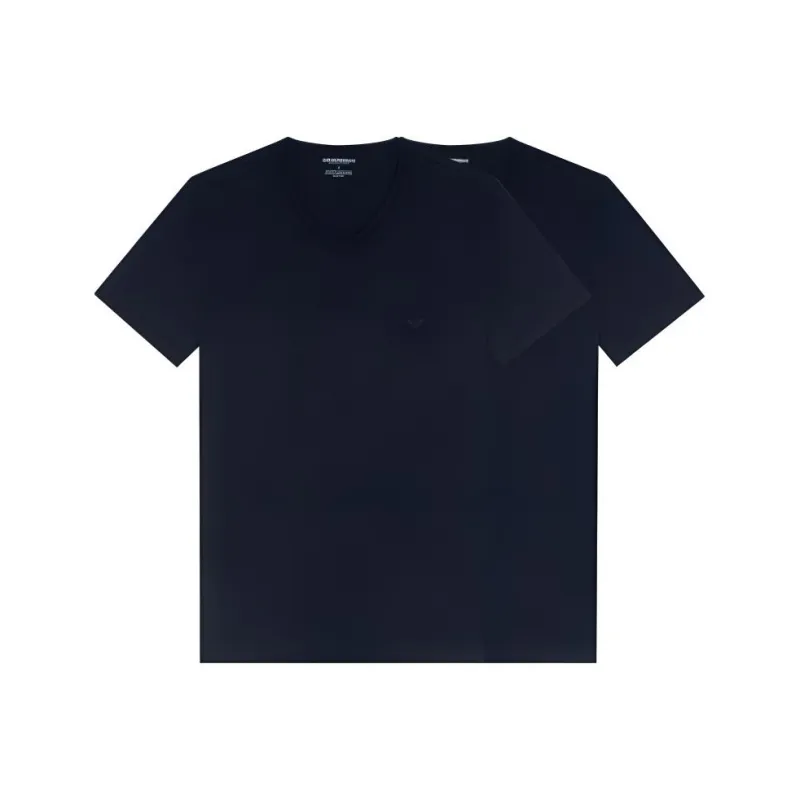 EMPORIO ARMANI T Shirt Men's 2 Pack Navy Blue-0