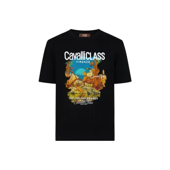 Cavalli Class T Shirt Men's Black
