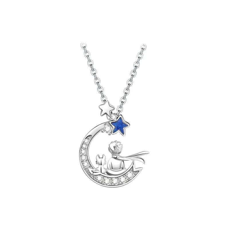 SINO GEM S925 Silver Necklace Women's-0