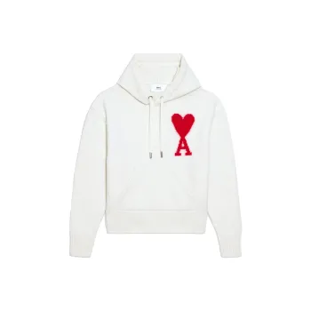 AMIPARIS Ami De Coeur Merino Wool Knit Hoode