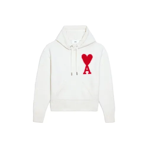 AMIPARIS Ami De Coeur Merino Wool Knit Hoode