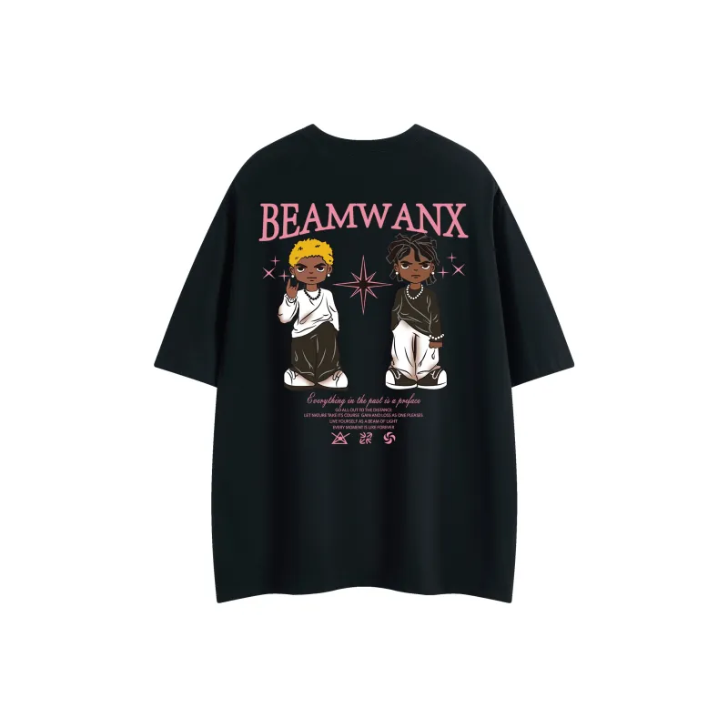 WANX Short Sleeved T Shirts Unisex-4