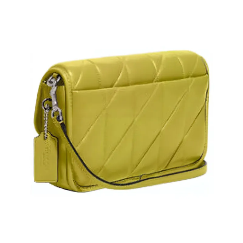 COACH Hayden Leather Pillow Bag Shoulder Bag Women's Lemon-1
