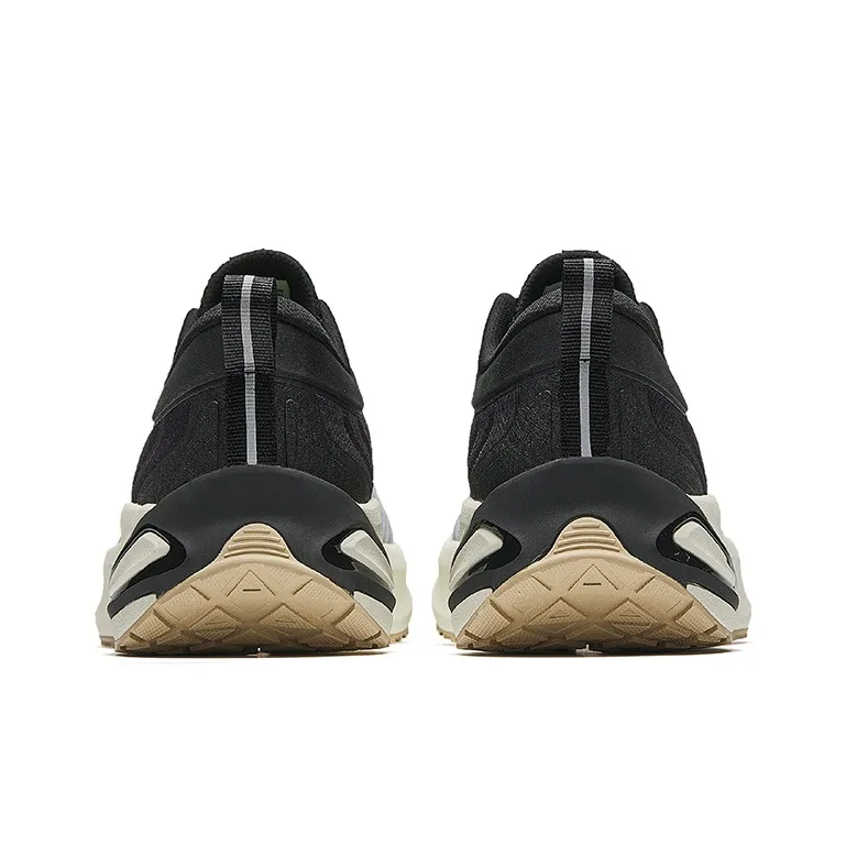 Anta Anti Slip Wear Resistant Low Top Casual Running Shoes Men's Gray Black-3