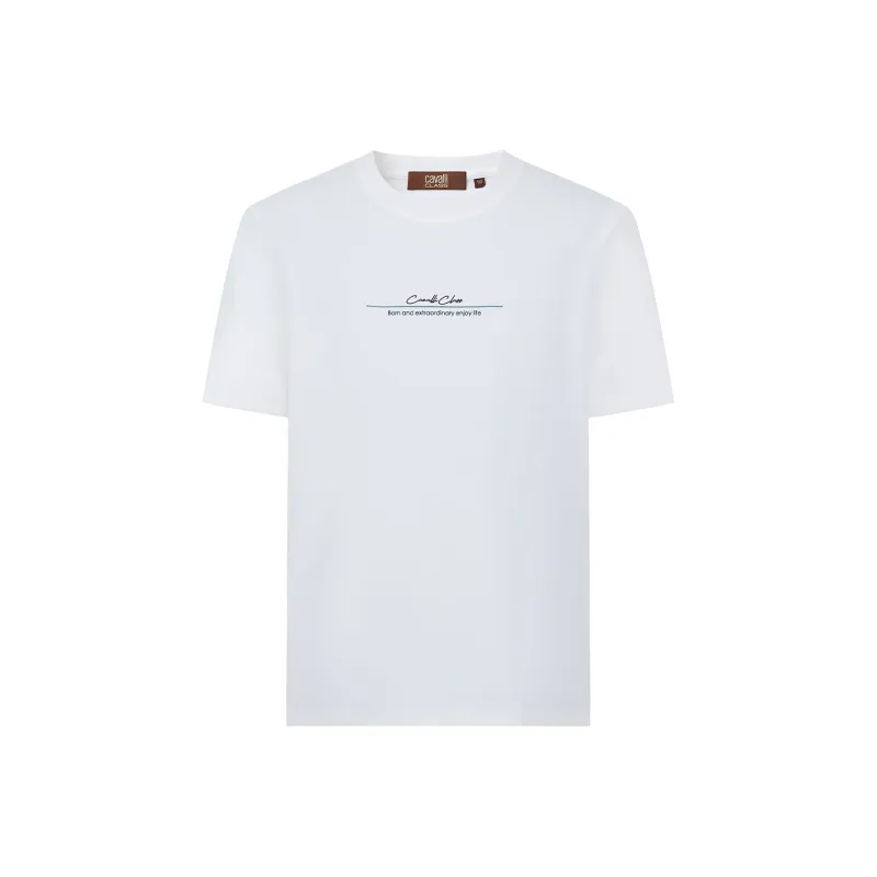 Cavalli Class T Shirt Men's White-0