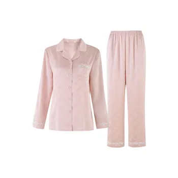 MY BODY Pajama Set Women's Pink Bowknot