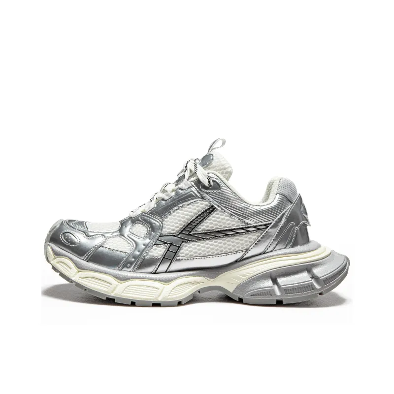 FINEPLAN Anti Slip And Wear Resistant Height Increasing Low Top Chunky Sneakers Unisex-15