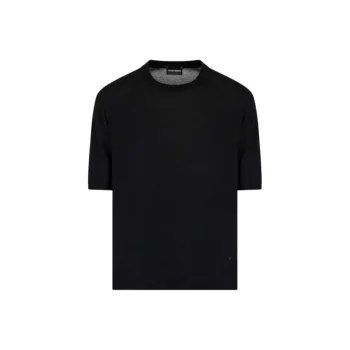 EMPORIO ARMANI Asv Lyocell blend Plain knit Jumper