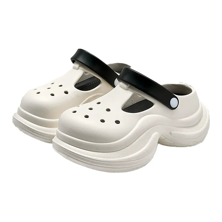 Womi Clogs Outerwear Slip Resistant Odor Resistant Beach Sandals Summer Women's-4