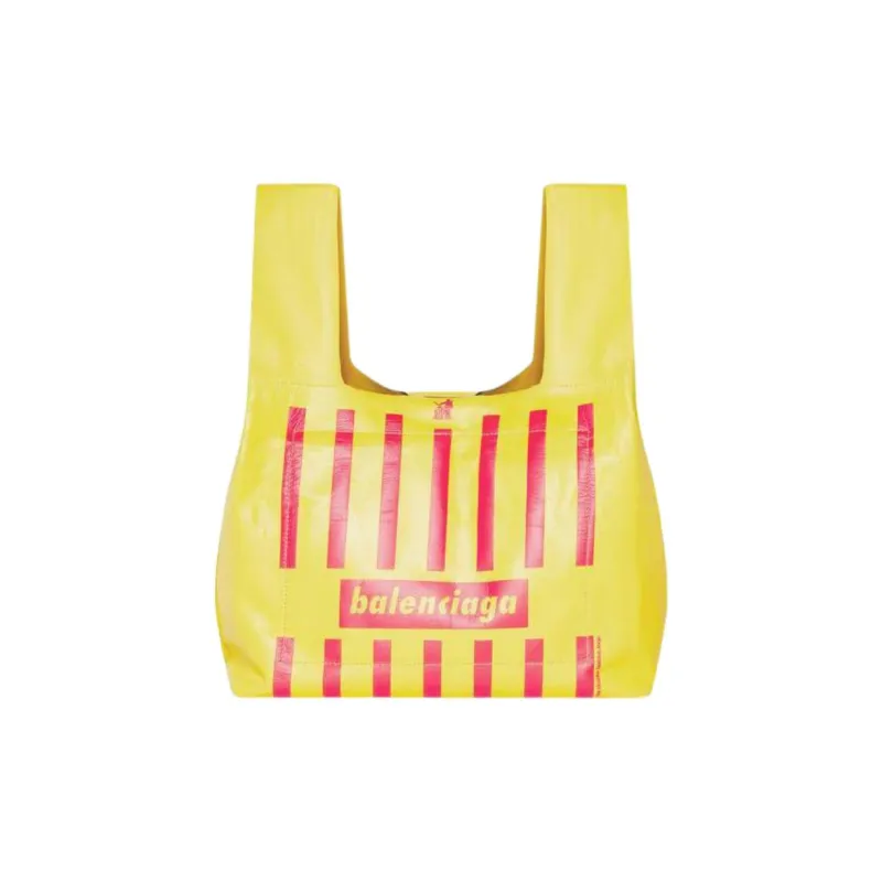 Balenciaga Calfskin Handbag Men's Yellow-1