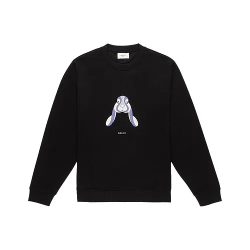 BALLY SS23 sweatshirt AQABA Men's Black