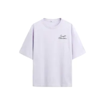 ZARA T Shirts Men Purple