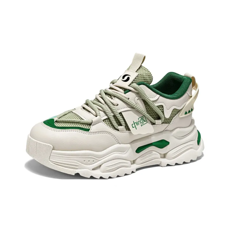 SOURCE Slip Resistant, Abrasion Resistant, Breathable Low Top Chunky Sneakers Men's-2