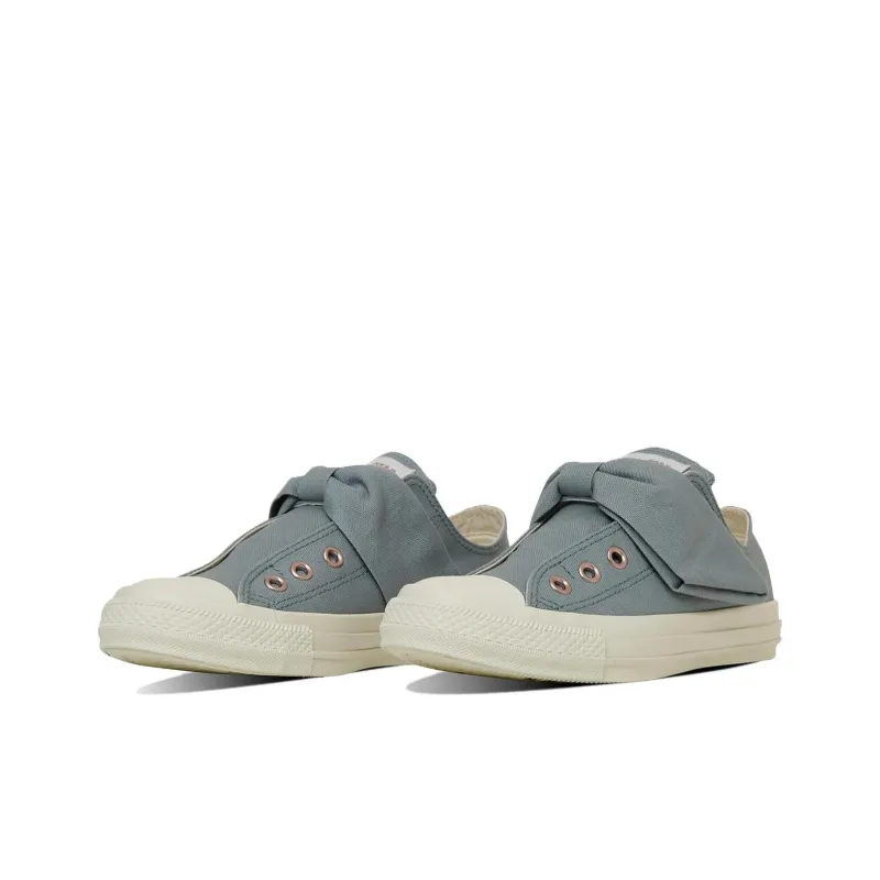 Converse ALL STAR RIBBONSTRAP Lightweight Low Top Canvas Shoes Women's Blue Gray-1