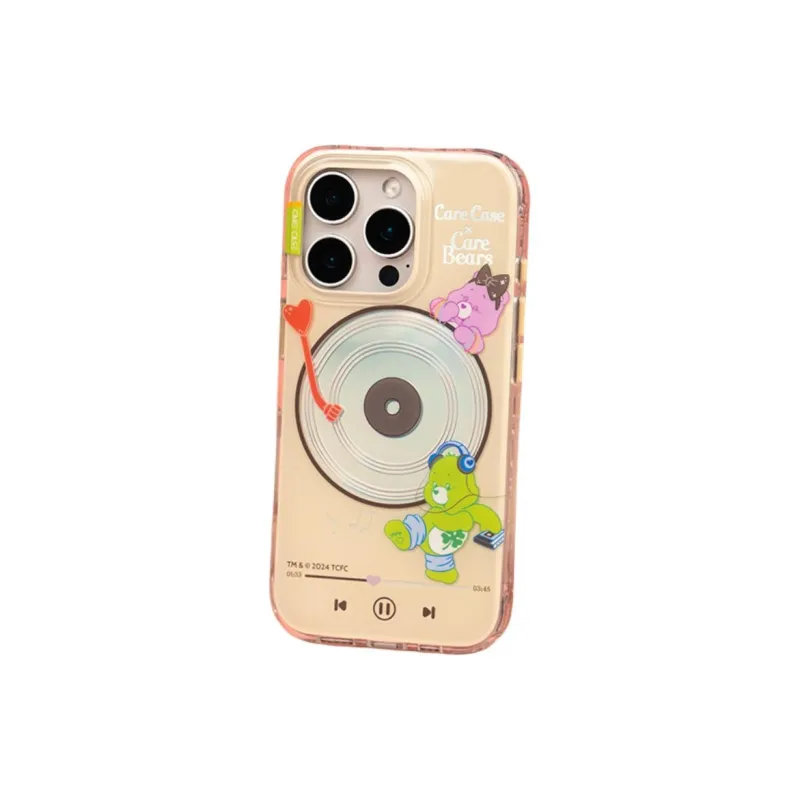 CARECASE TPU Material Care Bears Collaboration Playing Collection Phone Case Compatible With Apple 16 15 14 Pro Max-4