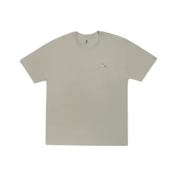 Converse Camiseta Go-to Sneaker Patch Bege T-Shirt Unisex Gray