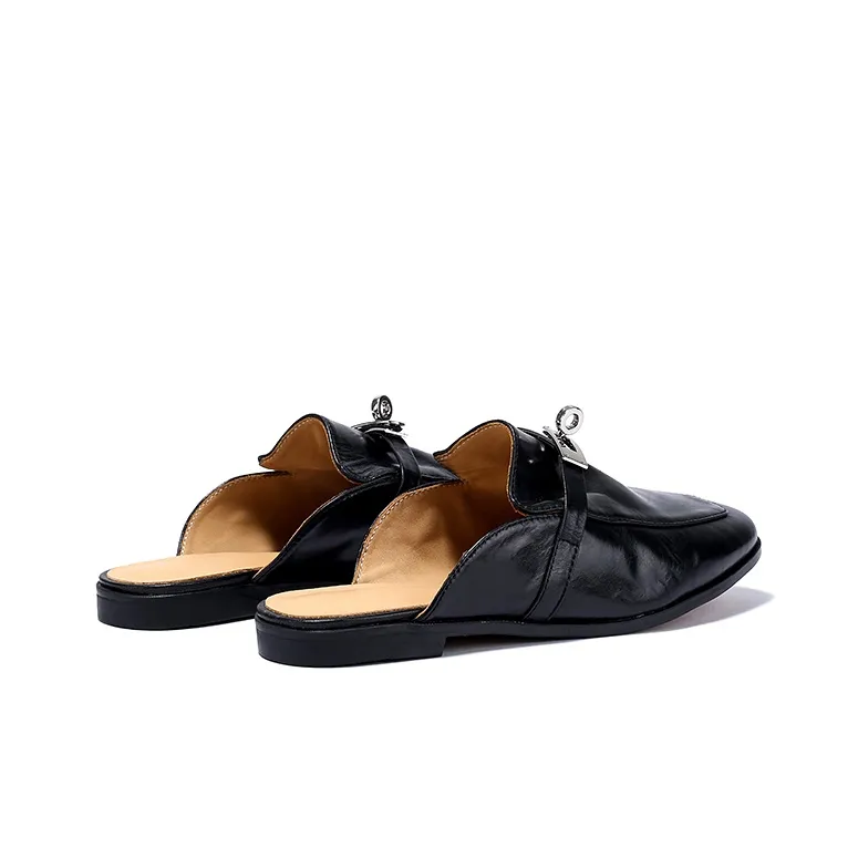 Brut Ros′e Quick Dry Wrap toe Slippers Women's Black-4