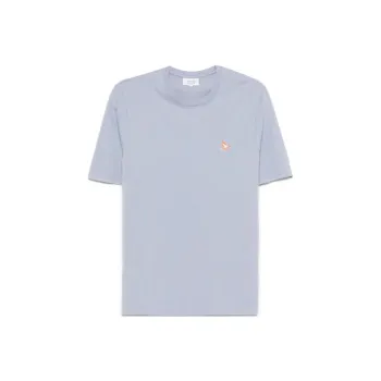 Maison Kitsune Chillax Fox Patch Crewneck T Shirt
